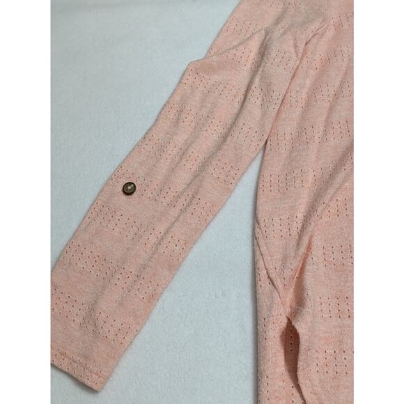 Anthropologie Top Pink Akemi Kin Sm Sylvie Pointelle Spring Easter Lightweight - Picture 6 of 9